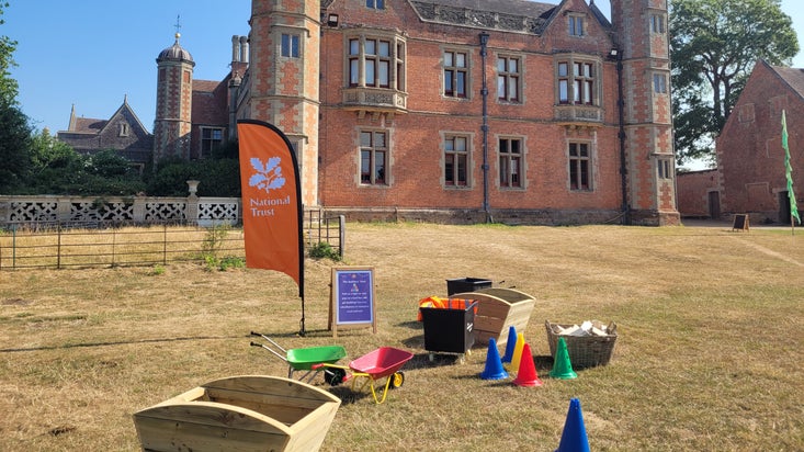 Summer of Play Builders Yard at Charlecote Park